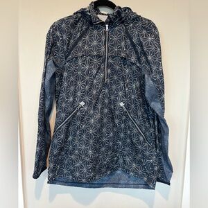 Lululemon Athletica Navy and White Rain Jacket